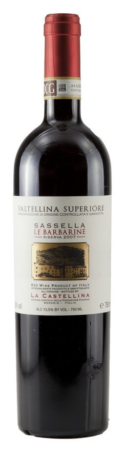 Fojanini SASSELLA LE BARBERINE Valtellina Superiore DOCG Fojanini SASSELLA LE BARBERINE Valtellina Superiore DOCG